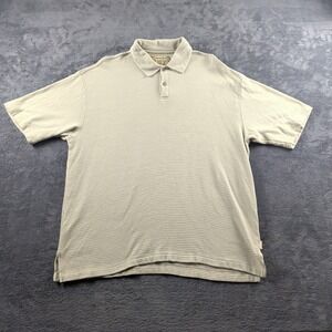 Mens Jamaica Jaxx Silk Blend Short Sleeve Shirt Size XXL Green Polo Hawaiian